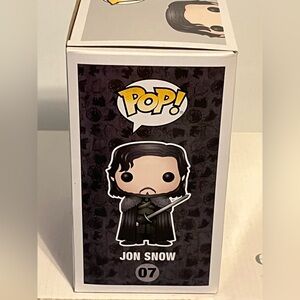 Funko Pop Jon Snow Vinyl Figure - Black and Gray